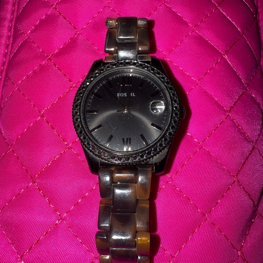 Fossil Women’s Scarlett tortoise Look Bracelet Watch